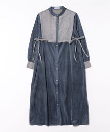 【8】【it】【SWITCH by ARCH】 Side Ribbon Stripe Shirts Onepiece
