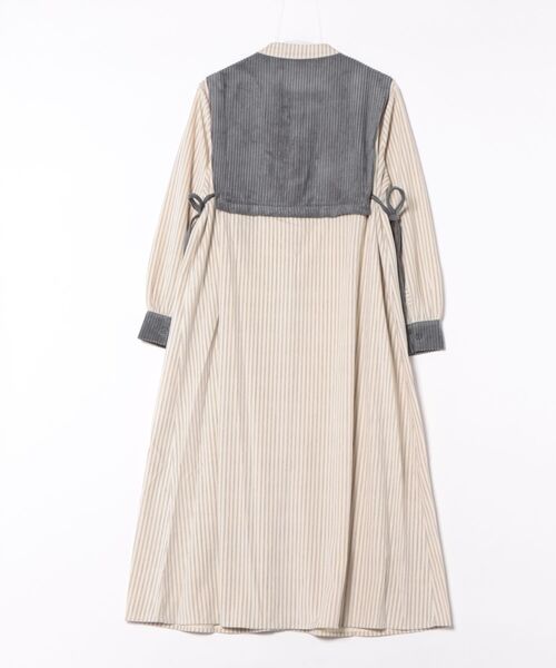 SWITCH BY ARCH(スイッチバイアーチ)の「【8】【it】【SWITCH by ARCH】 Side Ribbon Stripe Shirts Onepiece(ワンピース・レディース・ブラウン/ホワイト系その他/ネイビー系/ベージュ系その他・FREE)」の5枚目の写真