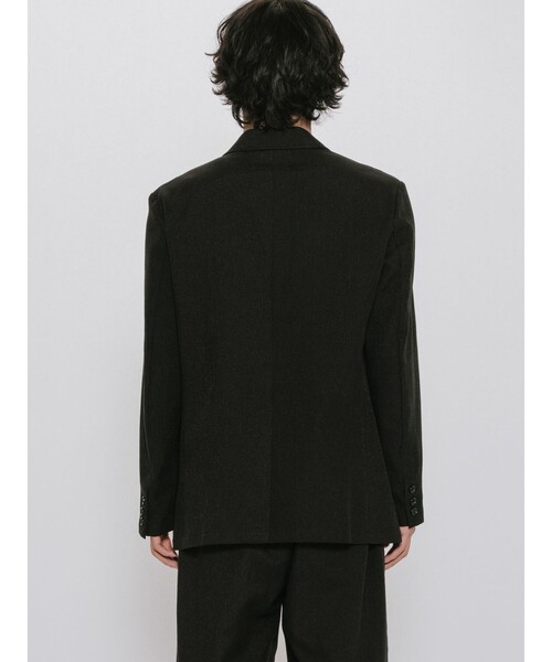MIDIUMISOLID(ミディウミソリッド)の「MIDIUMISOLID Men’s リネン混テーラードジャケット(ダウンジャケット/コート・メンズ・ブラック/ベージュ・48)」の8枚目の写真