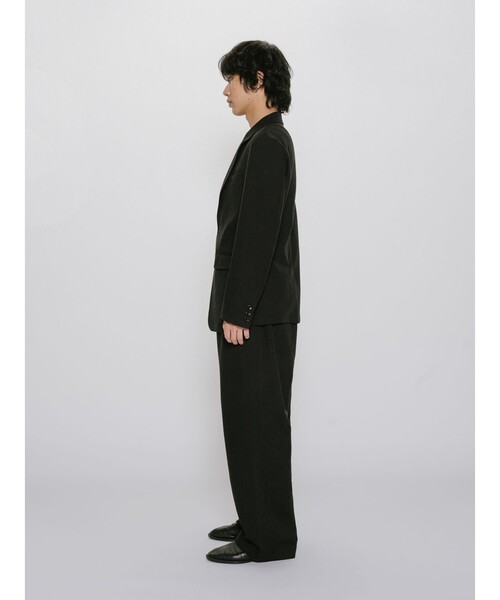 MIDIUMISOLID(ミディウミソリッド)の「MIDIUMISOLID Men’s リネン混テーラードジャケット(ダウンジャケット/コート・メンズ・ブラック/ベージュ・48)」の11枚目の写真