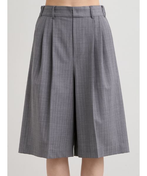MIESROHE（ミースロエ）の「ウーステッドハーフパンツ（その他パンツ・レディース・ライトベージュ/ストライプ・1/0）」の6枚目の写真