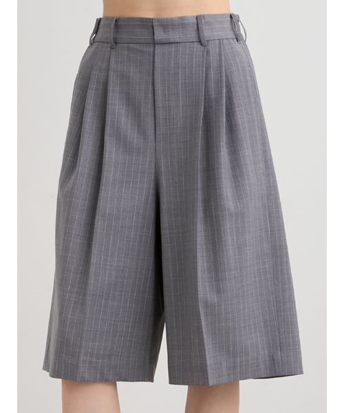 MIESROHE（ミースロエ）の「ウーステッドハーフパンツ（その他パンツ・レディース・ライトベージュ/ストライプ・1/0）」の13枚目の写真