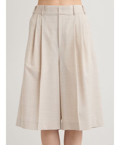 MIESROHE（ミースロエ）の「ウーステッドハーフパンツ（その他パンツ・レディース・ライトベージュ/ストライプ・1/0）」の18枚目の写真