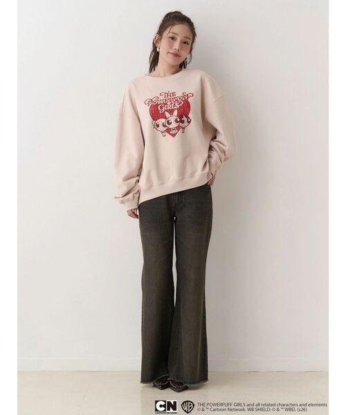 CALNAMUR（カルナムール）の「【パワーパフ ガールズ】big裏?プルオーバー（スウェット・レディース・ブラック/ベビーピンク・FREE）」の14枚目の写真
