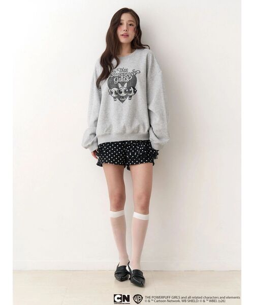 CALNAMUR（カルナムール）の「【パワーパフ ガールズ】big裏?プルオーバー（スウェット・レディース・ブラック/ベビーピンク・FREE）」の20枚目の写真