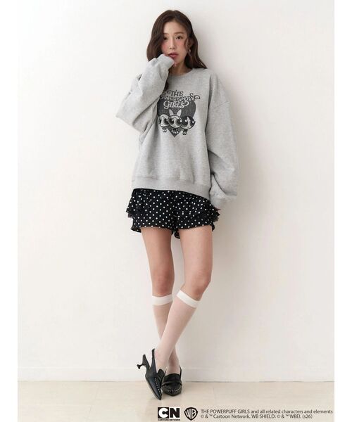 CALNAMUR（カルナムール）の「【パワーパフ ガールズ】big裏?プルオーバー（スウェット・レディース・ブラック/ベビーピンク・FREE）」の21枚目の写真