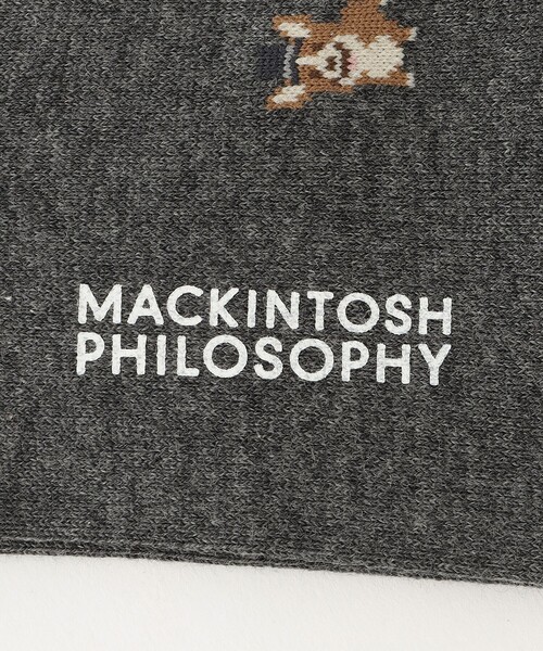 MACKINTOSH PHILOSOPHY(マッキントッシュ フィロソフィー)の「コーギー アンクレット カジュアルソックス(ソックス/靴下・メンズ・ダークネイビー/ブルー系その他7/グレー系その他・FREE)」の6枚目の写真