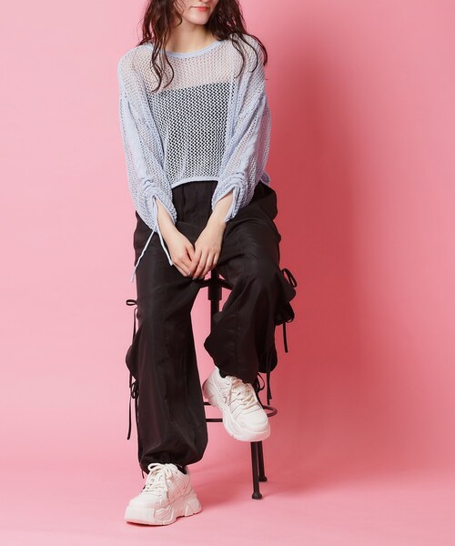 cs T&P(シーエスティーアンドピー)の「厚底スニーカー(スニーカー・レディース・アイボリー/ブラック・M/S/LL/L)」の7枚目の写真
