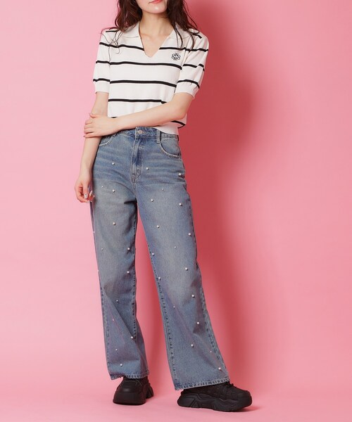 cs T&P(シーエスティーアンドピー)の「厚底スニーカー(スニーカー・レディース・アイボリー/ブラック・M/S/LL/L)」の10枚目の写真