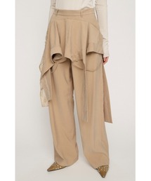 SLY(�X���C)��CAMI LAYERED DRAPE PT �L���~���C���[�h�h���[�v�p���c �t��(�X���b�N�X)