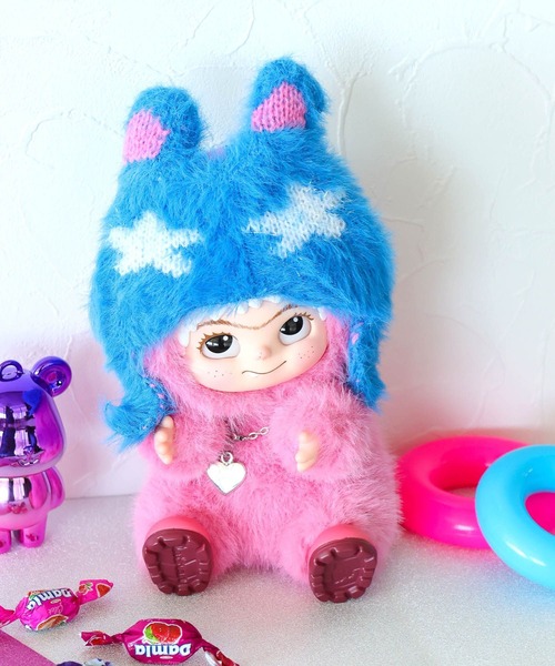 WAKUKU(ワクク）】FUZZY TRENDY FUN PARTY(WEB限定)（キーホルダー