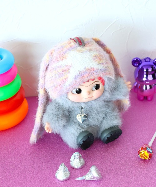 【新品未開封】クロージー WAKUKU Fuzzy Trendy 4個セット WAKUKU(ワクク）】FUZZY TRENDY FUN PARTY(WEB限定)（キーホルダー