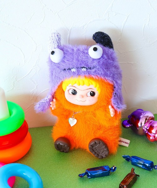 WAKUKU(ワクク）】FUZZY TRENDY FUN PARTY(WEB限定)（キーホルダー