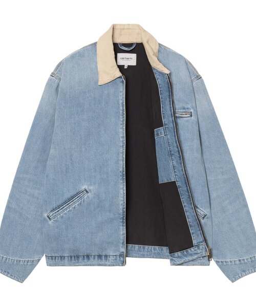 Carhartt(カーハート)の「Carhartt OG DETROIT JACKET BURST WASHED(その他アウター・メンズ・サックスブルー・MEDIUM)」の4枚目の写真