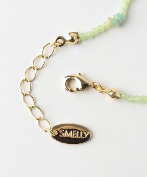 SMELLY(スメリー)の「フラワーモチーフカラフルビーズブレスレット(ブレスレット・レディース・グリーン・-)」の9枚目の写真