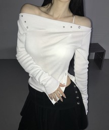 THEAIRTOWN（ジエアタウン）の「take away open top（Tシャツ/カットソー）」