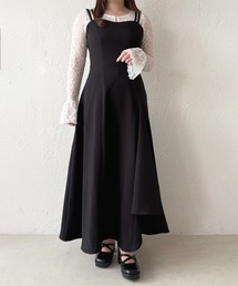 apres jour（アプレジュール）の「アシメフレアキャミワンピース（ワンピース）」