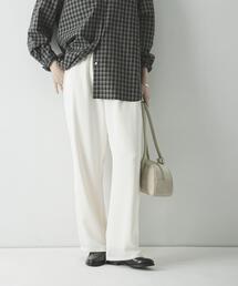 URBAN RESEARCH | サテンイージーセミフレアパンツ(その他パンツ)