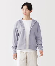 婦人 UVカット乾きやすいフルジップパーカ