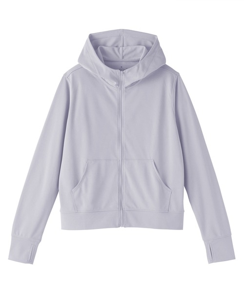 無印良品（ムジルシリョウヒン）の「婦人 ＵＶカット乾きやすいフルジップパーカ（パーカー・レディース・サンドベージュ/ブラック/ラベンダー/グレー系/ブルー/オフホワイト・XL/L/M/S）」の15枚目の写真