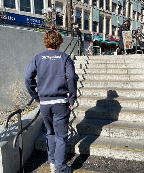 My sugar Babe(マイシュガーベイブ)の「msb patch logo sweat pant(スウェットパンツ・メンズ・グレー・LARGE/MEDIUM)」の8枚目の写真