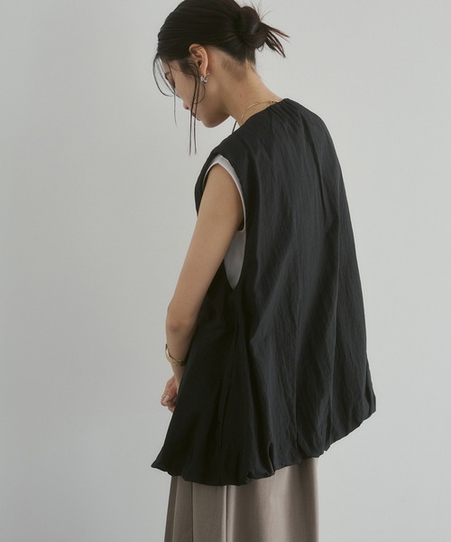 hunch（ハンチ）の「ナイロン ベスト（ベスト・レディース・ブラック/アイボリー/セージグリーン・FREE）」の19枚目の写真