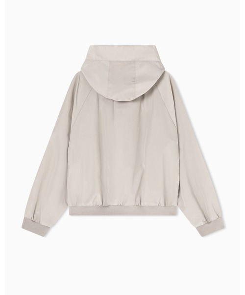 ARMANI EXCHANGE(アルマーニエクスチェンジ)の「【A|X アルマーニ エクスチェンジ】ビッグポケット フーデッドブルゾンジャケット(ブルゾン・レディース・ブラック/サンドベージュ・LARGE/MEDIUM/SMALL/X-SMALL)」の3枚目の写真