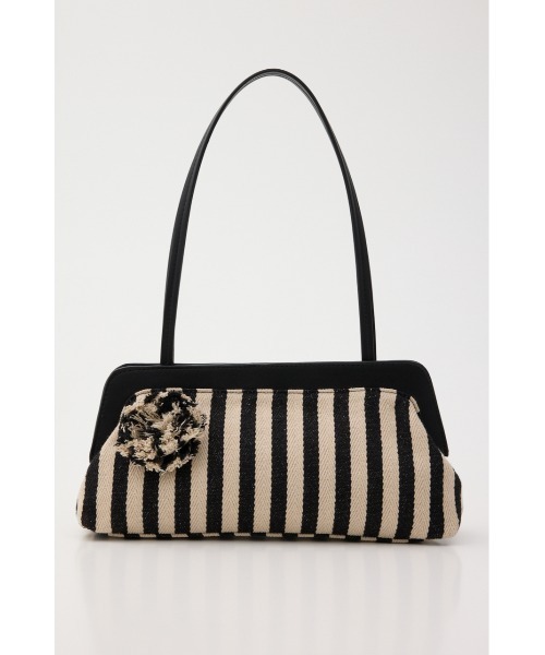 LAGUA GEM（ラグアジェム）の「FLOWER MOTIF MINI バッグ（ショルダーバッグ・レディース・マルチ/ブラック・FREE）」の2枚目の写真