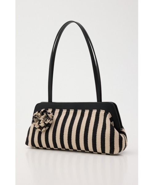 LAGUA GEM（ラグアジェム）の「FLOWER MOTIF MINI バッグ（ショルダーバッグ・レディース・マルチ/ブラック・FREE）」の6枚目の写真