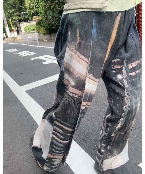 kotohayokozawa（コトハヨコザワ）の「GRAPHIC YORYU PANTS KTX6S-GY03（その他パンツ・レディース・シルバー・2）」の3枚目の写真