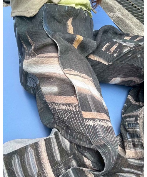 kotohayokozawa（コトハヨコザワ）の「GRAPHIC YORYU PANTS KTX6S-GY03（その他パンツ・レディース・シルバー・2）」の4枚目の写真