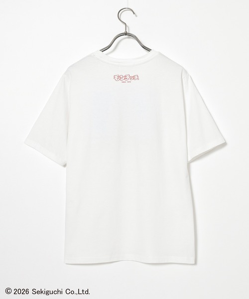 Honeys(ハニーズ)の「モンチッチ/Tシャツ(Tシャツ/カットソー・キッズ・ライトピンク/ホワイト/レッド/オートミール/スミクロ/ベージュ/ラベンダー/ブラック/ホワイト×ピンク・150cm/L/LL/M/S)」の13枚目の写真