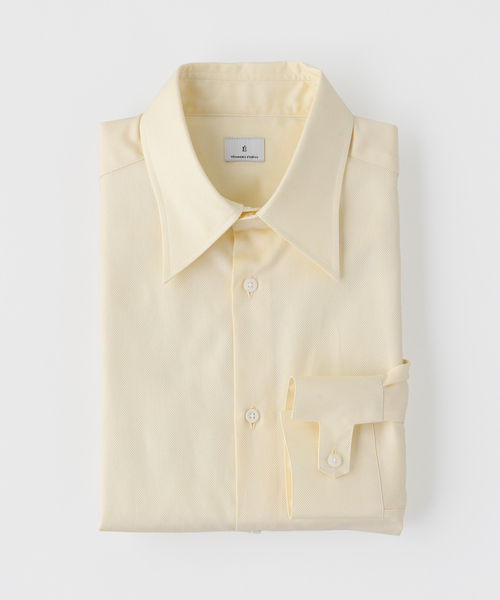 EDIFICE（エディフィス）の「ドレスシャツ PIN OX FR シャツ（シャツ/ブラウス・メンズ・ホワイト/イエロー/ラベンダー・LARGE/MEDIUM）」の3枚目の写真