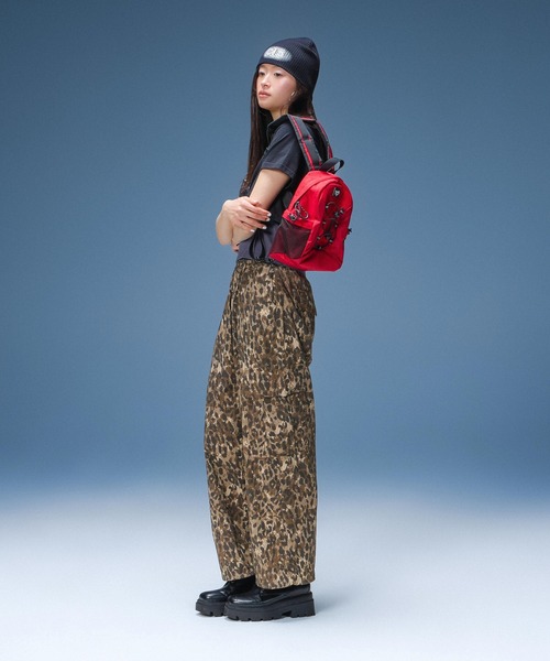 X-girl(エックスガール)の「XG LOGO BEANIE(ニットキャップ/ビーニー・レディース・ブラック/ブラウン・ONE SIZE)」の8枚目の写真