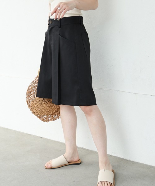 Bab（バブ）の「タックデザインハーフパンツ（その他パンツ・レディース・ブラック/ホワイト系その他・MEDIUM）」の20枚目の写真