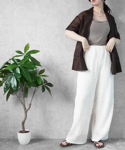 SELECT LEVERY（セレクトリベリー）の「レースイージーパンツ（その他パンツ・レディース・ホワイト/ブラック・LARGE/MEDIUM/X-LARGE）」の19枚目の写真