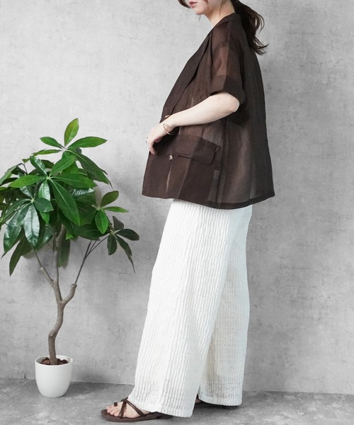 SELECT LEVERY（セレクトリベリー）の「レースイージーパンツ（その他パンツ・レディース・ホワイト/ブラック・LARGE/MEDIUM/X-LARGE）」の13枚目の写真