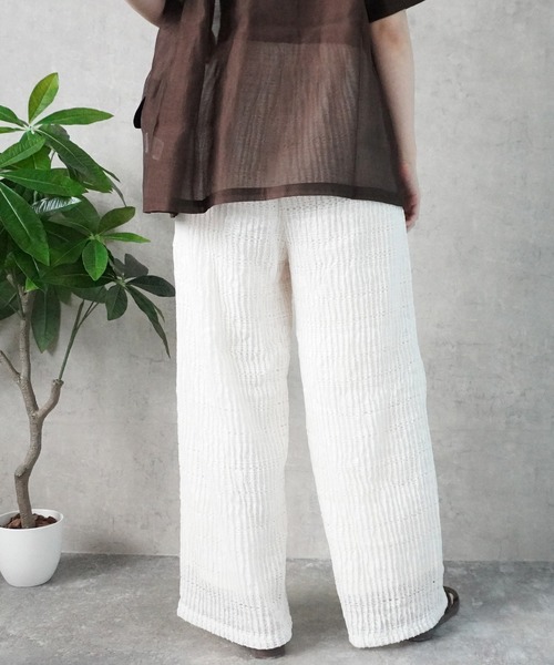 SELECT LEVERY（セレクトリベリー）の「レースイージーパンツ（その他パンツ・レディース・ホワイト/ブラック・LARGE/MEDIUM/X-LARGE）」の14枚目の写真
