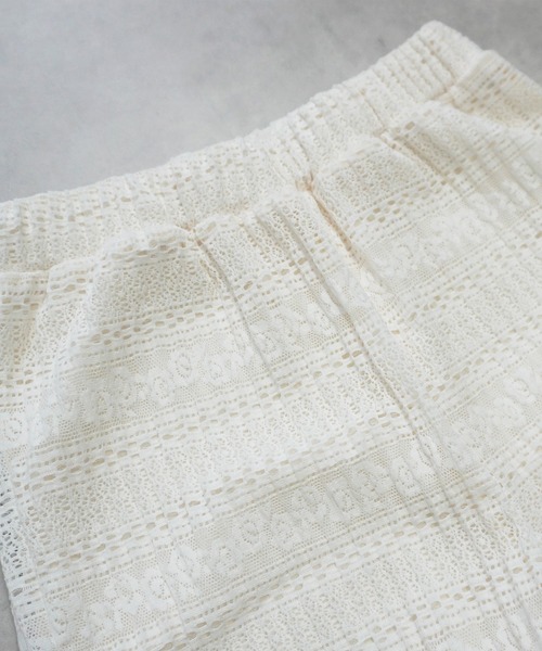 SELECT LEVERY（セレクトリベリー）の「レースイージーパンツ（その他パンツ・レディース・ホワイト/ブラック・LARGE/MEDIUM/X-LARGE）」の8枚目の写真
