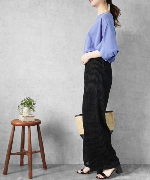 SELECT LEVERY（セレクトリベリー）の「レースイージーパンツ（その他パンツ・レディース・ホワイト/ブラック・LARGE/MEDIUM/X-LARGE）」の3枚目の写真