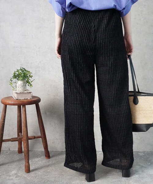 SELECT LEVERY（セレクトリベリー）の「レースイージーパンツ（その他パンツ・レディース・ホワイト/ブラック・LARGE/MEDIUM/X-LARGE）」の4枚目の写真