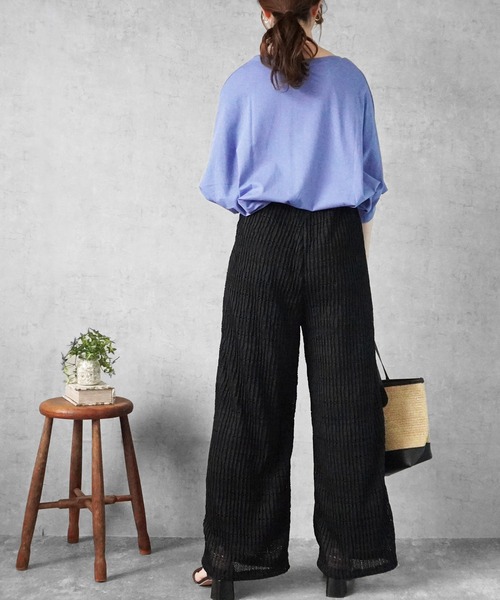 SELECT LEVERY（セレクトリベリー）の「レースイージーパンツ（その他パンツ・レディース・ホワイト/ブラック・LARGE/MEDIUM/X-LARGE）」の5枚目の写真