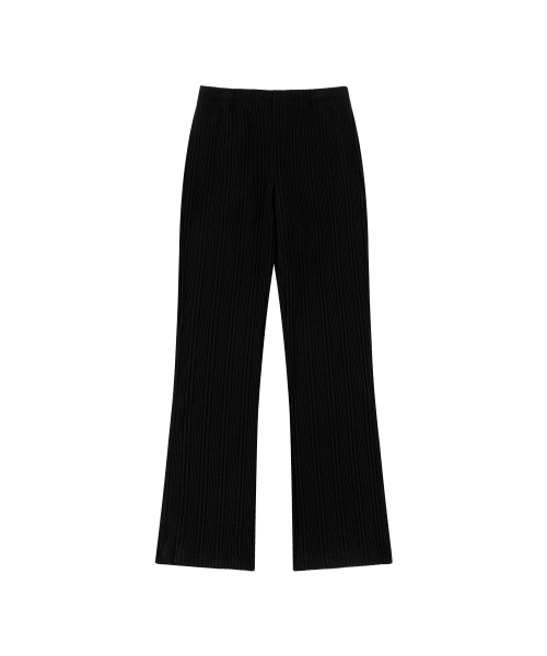 VANONE ATELIER（バノンアトリエ）の「P3297 ワッフルテクスチャーパンツ_ブラック（その他パンツ・レディース・ブラック・SMALL/MEDIUM）」の2枚目の写真