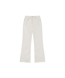 SIJN6112 アーバンブーツカットカラー デニム_Ivory