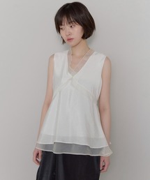 leimn | シアーレイヤードVネックブラウス(シャツ/ブラウス)