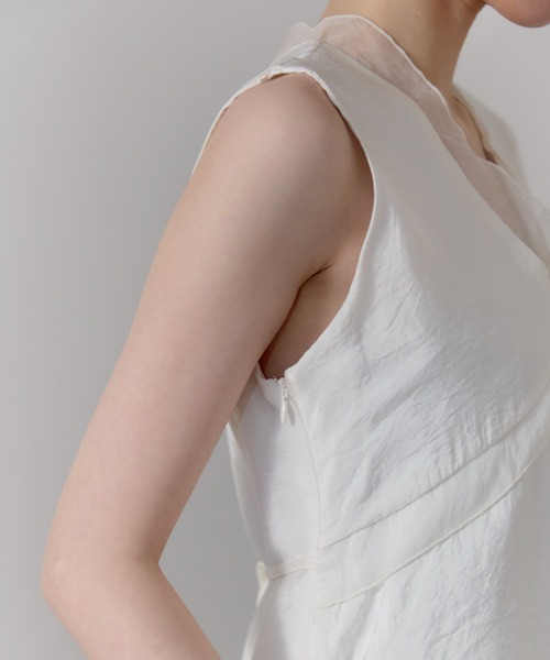 leimn（レイムン）の「シアーレイヤードVネックブラウス（シャツ/ブラウス・レディース・オフホワイト・FREE）」の20枚目の写真