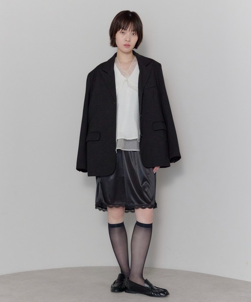 leimn（レイムン）の「シアーレイヤードVネックブラウス（シャツ/ブラウス・レディース・オフホワイト・FREE）」の21枚目の写真