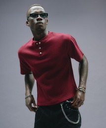 ANDER HUNK（アンダーハンク）の「Metal Henry neck Thermal T/ メタルヘンリーネックサーマルT（Tシャツ/カットソー）」