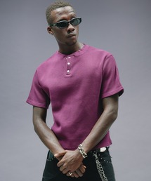 ANDER HUNK（アンダーハンク）の「Metal Henry neck Thermal T/ メタルヘンリーネックサーマルT（Tシャツ/カットソー）」