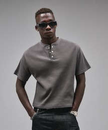 ANDER HUNK（アンダーハンク）の「Metal Henry neck Thermal T/ メタルヘンリーネックサーマルT（Tシャツ/カットソー）」